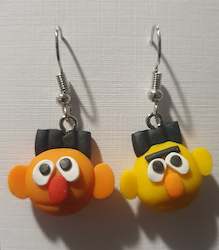 Bert and Ernie Earrings