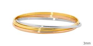 Ellani Steel Bangle SB203T-68