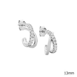 Ellani Silver Earing E598S