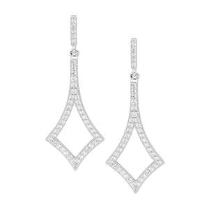 Jewellery: Ellani Silver Earing E602