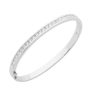 Ellani Silver Bangle B198W