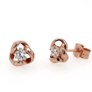 Jewellery: 9ct Stud Earing CAB39-P9-Z