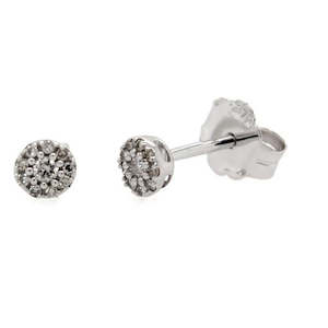 9ct Diamond Stud Earing ER003W9D