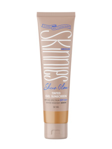 Cosmetic: Skinnies Sheer Glow Tinted Gel Sunscreen SPF50+ Medium