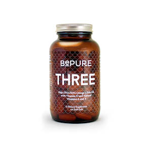 Be Pure: BePure Three - Omega 3 Fish Oil 60 day