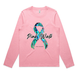 Pauanui Pink Walk: Pink Walk Long Sleeve Tee