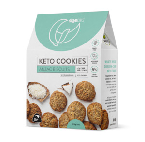 Bakery retailing (without on-site baking): Chewy Keto ANZAC Biscuits 120g