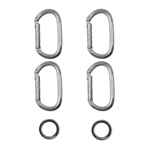 Aluminium Carabiner Pulley Tension System - Slackline NZ