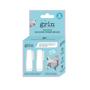 Toy: Grin - Baby Silicone Finger Brush 2pk