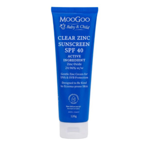 Toy: Moogoo - Baby Clear Zinc Sunscreen SPF40 120g