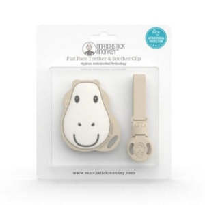 Matchstick Monkey - Flat Face Teether & Soother Clip