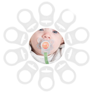 Toy: Sleepytot - Adapter Twin Packs for Pacifier MAM, NUK and other button type dummies