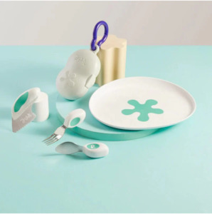 Toy: Doddl 3 Piece Cutlery, Case & Plate Bundle