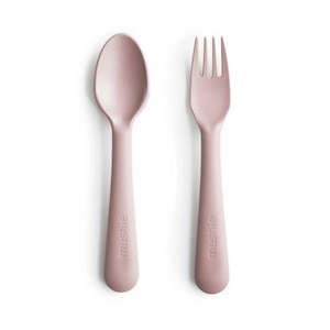 Mushie - Fork and Spoon Set