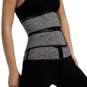 Waist Trainers For Women: Sweat Belt Waist Trainer for Women (Grey)