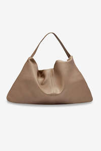 Brie Leon: Brie Leon Harlow Slouch Mono Tote - Stone