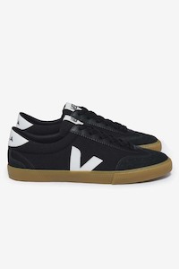 Veja Volley Canvas - Black White Natural