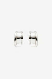 By Charlotte Muse Small Hoops - Silver