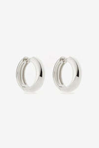 By Charlotte Bold Large Hoops - Silver