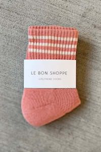 Le Bon Shoppe: Le Bon Shoppe Girlfriend Socks - Salmon