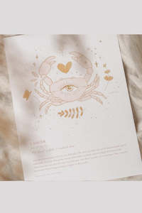 By Charlotte A4 Unframed Print - Cancer