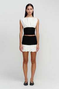 Ownley Dee Dee Bubble Skirt - Black