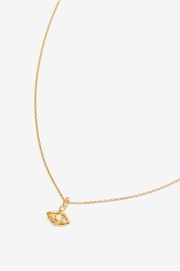 By Charlotte I Am Protected Necklace - Gold