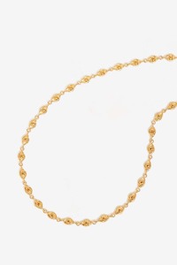 Necklaces: By Charlotte Lucky Eyes Choker - Gold