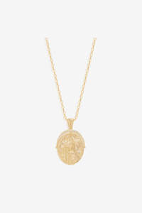 By Charlotte Everything You Are Is Enough Necklace Small - Gold