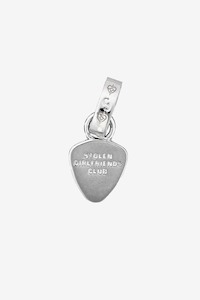 Stolen Girlfriends Club Guitar Pic Charm - Silver