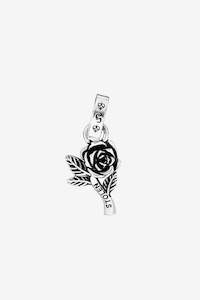 Stolen Girlfriends Club Stolen Rose Charm - Silver