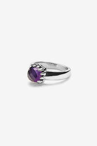 Stolen Girlfriends Club Baby Claw Ring - Amethyst