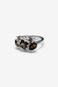 Stolen Girlfriends Club Talon Cluster Ring - Silver/Cola