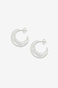 La Tribe Halfmoon Hoops - Silver