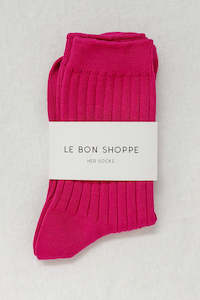 Le Bon Shoppe Her Socks - Fuchsia