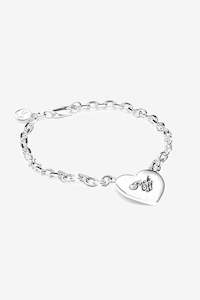 Stolen Girlfriends Club Warm Welcome Heart Bracelet - Silver