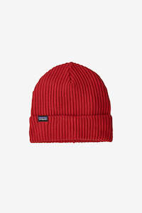 Patagonia Fishermans Rolled Beanie - Hot Ember