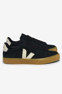 Mens Sneakers 1: Veja Campo Bold Suede - Black