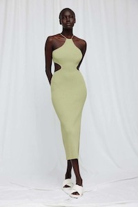 Significant Other Skye Midi Dress - Avocado