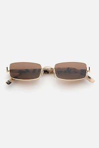 Lu Goldie Nina Sunglasses - Choc