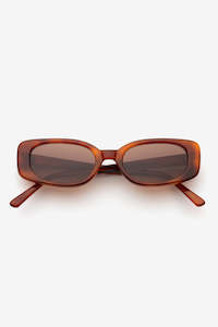 Lu Goldie: Lu Goldie Solene Sunglasses - Chestnut