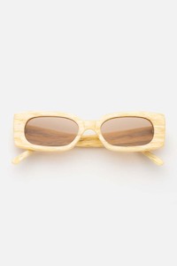 Lu Goldie: Lu Goldie Salome Sunglasses - Banana Milk