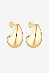 Porter Jewellery: Porter Jewellery Blob Earrings - Gold