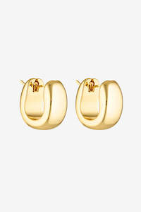 Porter Jewellery Blob Huggies - Gold