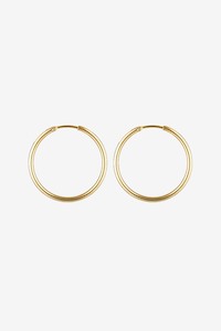 Porter Jewellery 90's Hoops 25MM - Gold