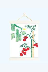 Aunty Miri Summer Garden Print