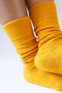 Clothing: Nooan Possum Merino Wool Hamilton Sock Golden Fusion