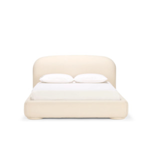 Lull Super King Upholstered Bed - Hamptons Oak