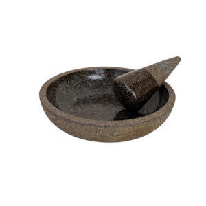 Marloe Marloe: Ry Speckled Mortar and Pestle