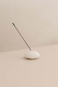 Marloe Marloe: Oval Incense Holder - Lava + Bone